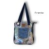 Denim Bag Flor Azul - Derochic