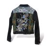 Denim Jacket Flores Etnicas - Derochic